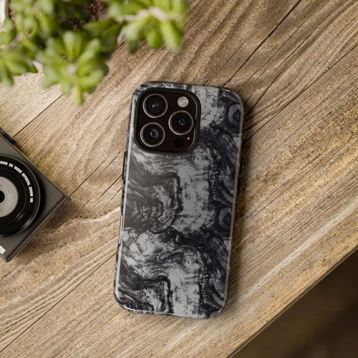 black marble phone cases